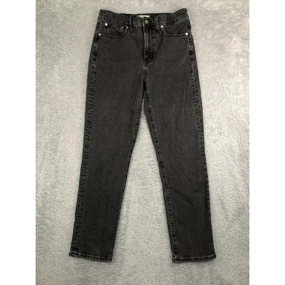 Madewell Jeans Womens 28x27.5 (Tag 27) Black The Perfect Vintage Straight